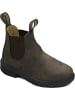 Blundstone Chelsea Boot "565 Rustic Brown Leather (Kids)" in Braun