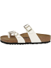 Birkenstock Zehensandale Mayari Flowers Naturleder normal in weiss