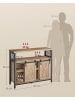 VASAGLE Sideboard Daxton in Milchkaffee-Farbe - (B)33 x (H)80 x (T)100 cm