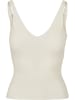 Urban Classics Urban Classics Damen Ladies Rib Knit Top in whitesand