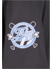 FUBU Mesh-T-Shirts in black/lightblue