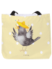 Mr. & Mrs. Panda Shopper Tasche Rabe Sombrero ohne Spruch in Gelb Pastell