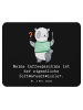 Mr. & Mrs. Panda Mousepad Softwareentwickler Held mit Spruch in Schwarz