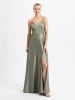 Marie Lund Abendkleid in khaki - 0002