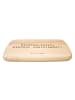 Mr. & Mrs. Panda Holzschneidebrett Spruch Nichte Power mit Spruch in Transparent