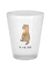 Mr. & Mrs. Panda Schnapsglas Otter Bauch ohne Spruch in Transparent