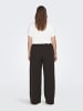 ONLY Carmakoma Hose mit weitem Beinschnitt in Black Coffee