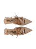 Bianco Slingbacks in NougatPatent1