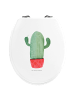 Mr. & Mrs. Panda Klo-Deckel Kaktus Wut ohne Spruch in Weiß