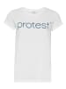 Protest " CLASSIC LOGO T-SHIRT in Seashelloffwhite