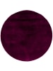 Pergamon Fellteppich Luxus Super Soft Plush Rund in Zwart