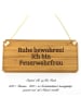 Mr. & Mrs. Panda Firmenschild Feuerwehrfrau mit Spruch in Keine Angabe