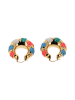IZIA Women Hinged Clasp in Rose Gold Multicolor
