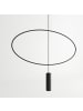 Nice Lamps Hängeleuchte IZZY 1 in Schwarz (L)81cm (B)6cm (H)150cm