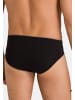 Hanro Slip / Unterhose Cotton Superior in Weiß / schwarz