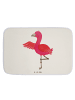 Mr. & Mrs. Panda Badteppich Flamingo Yoga ohne Spruch in Weiß