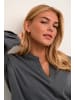 Kaffe Langarm-Bluse KAjanne Regular fit in Smoked Pearl