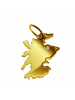 Schmuckador Anhänger Schottland mit Brillant 585 Gelbgold in gold