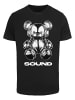 Mister Tee Mister Tee Feel The Sound Chrome Bear Tee in black