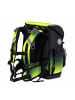 Belmil Rucksack Compact Plus Premium Schulranzen Set 5-t. Black Green Tasche 7 Jahre