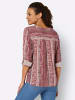WITT WEIDEN Druckbluse in rosenholz-cognac