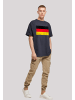 F4NT4STIC T-Shirt Germany Deutschland Flagge distressed in marineblau