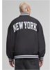 Mister Tee Jacke "New York Arc Light College Jacket" in Schwarz