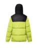 Bococa Wattierte Steppjacke in Saure Limette Schwarz