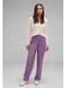 Street One Casual Fit Lyocell Hose in Violett