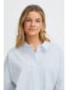 Fransa Hemd langarm FRZASHIRT Loose fit in CASHMERE BLUE  WHITE STRIPE