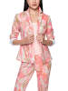MARC CAIN Blazer mit all-over Print in Rot