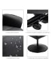 HOMCOM Relaxsessel mit Fußhocker in Schwarz 76L x 81B x 105H cm