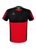 erima Herren Six Wings T-Shirt in rot/schwarz
