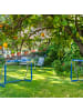 relaxdays 2 x Fußballtor in Blau - (B)150 x (H)110 x (T)75 cm