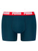 Puma Boxershort 6er Pack in Blau/Grau