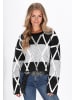 IZIA Sweater in black grey