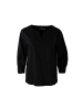 Eterna Langarmbluse für Damen in schwarz