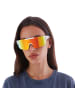 YEAZ SUNSPARK sport-sonnenbrille creme white/mango red in weiß