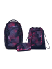 Satch Schulrucksack-Set MATCH PLUS "Seismic Pink" 3-tlg. in Pink