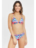 Venice Beach Bikini-Hose in blau-orange