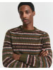 Gant Pullover Fair Isle in schilf mehrfarbig - 0001