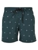 Urban Classics Badeshorts in anchor/bottlegreen/white