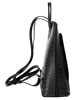 Cluty Rucksack echt Leder in schwarz