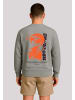 F4NT4STIC Sweatshirt Geishora Japan Streetstyle in grau meliert