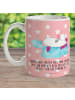 Mr. & Mrs. Panda Kindertasse Einhorn Verliebt mit Spruch in Rot Pastell