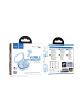Wisam® EQ6 TWS Bluetooth Kopfhörer kabellos In-Ear Blau