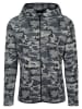 Urban Classics Urban Classics Herren Interlock Camo Zip Jacket in dark camo