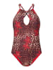 Linga Dore Badeanzug Badeanzug in Leopard flower