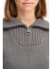 Oxmo Midikleid OXCARRYOLA in Grau
