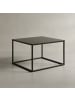 KADIMA DESIGN Couchtisch Industrial | Metall Schwarz, 60x60cm, Quadratisch in Schwarz